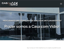 Tablet Screenshot of casacomvidro.com.br